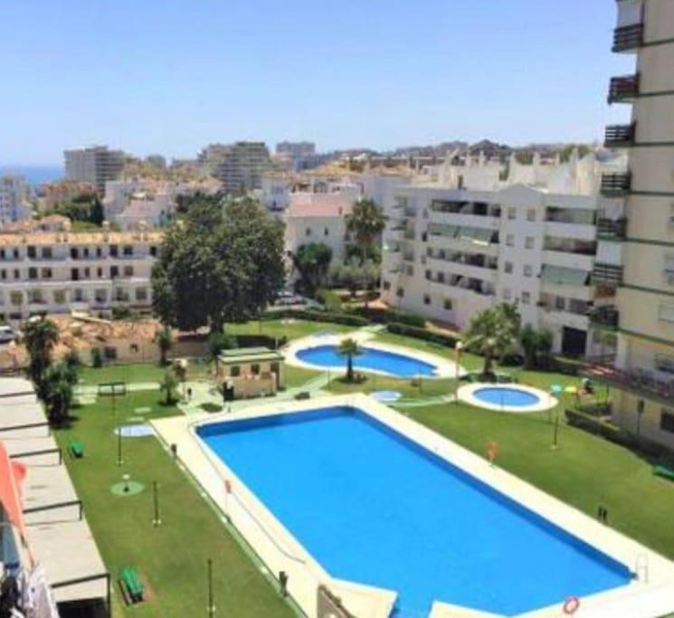 Estudio Con Vista Al Mar A 200 Mts De La Playa Benalmádena Eksteriør billede